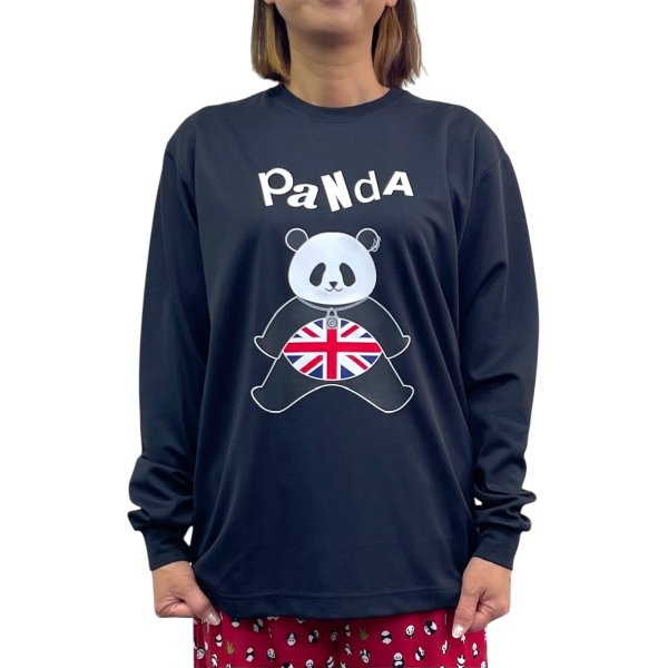 画像1: PUNK PANDA ドライ　ロンT (1)