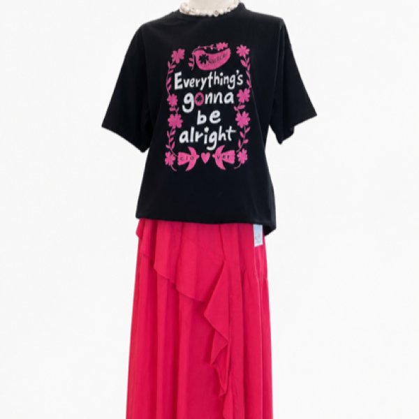 画像3: Everything's gonna be alright ワイドTシャツ (3)