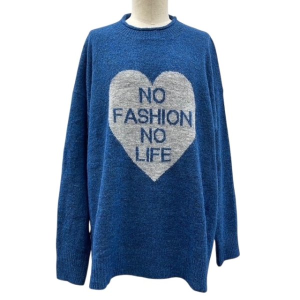 画像5: 「NO FASHION NO LIFE」モヘアプルオーバー　ニット (5)