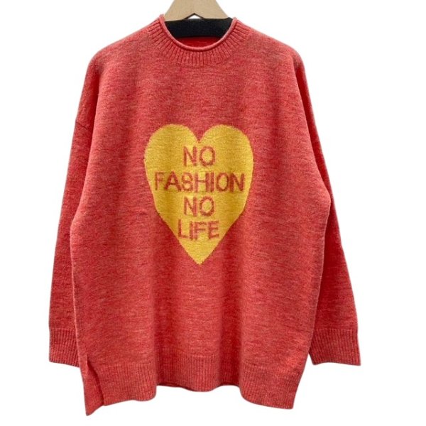 画像7: 「NO FASHION NO LIFE」モヘアプルオーバー　ニット (7)