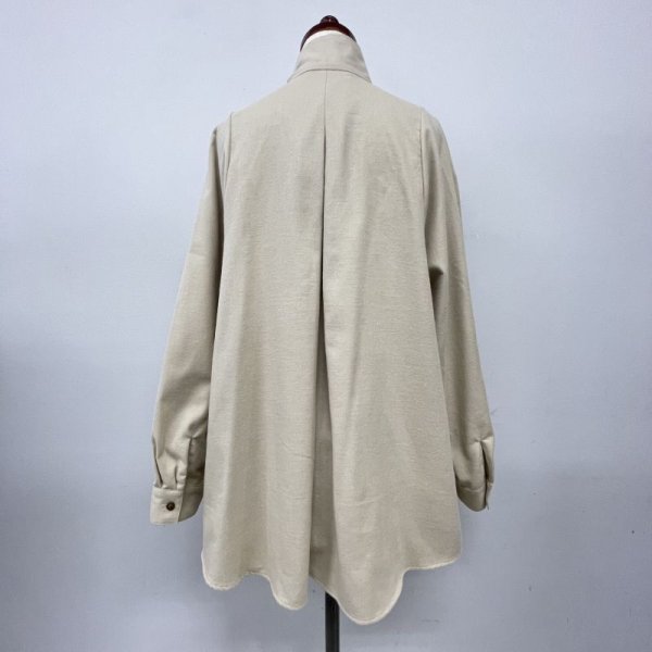 画像4: [cocora]シャツ・ブラウス ボータイ付きフレアーシャツ (4)