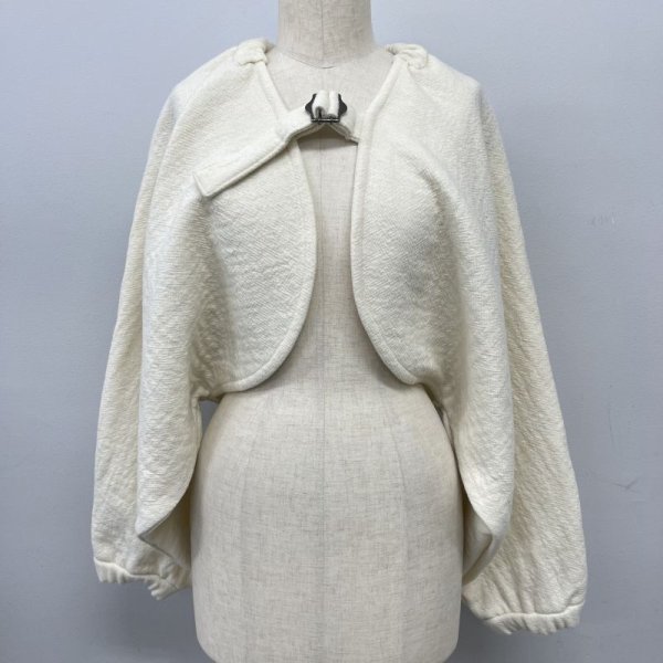 画像5: [cocora]ジャケット ふわふわボレロ (5)