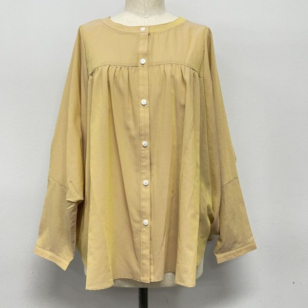 画像1: [cocora]シャツ・ブラウス オーバルブラウス (1)