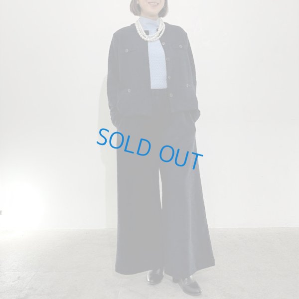 画像12: [cocora]カットソー 布帛使いクルージャケット (12)