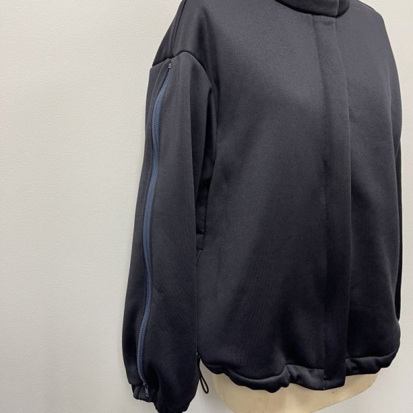 画像9: [cocora]ジャケット 袖ＺＩＰハイネックブルゾン (9)