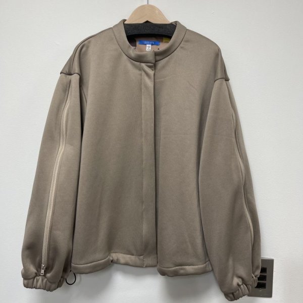 画像14: [cocora]ジャケット 袖ＺＩＰハイネックブルゾン (14)