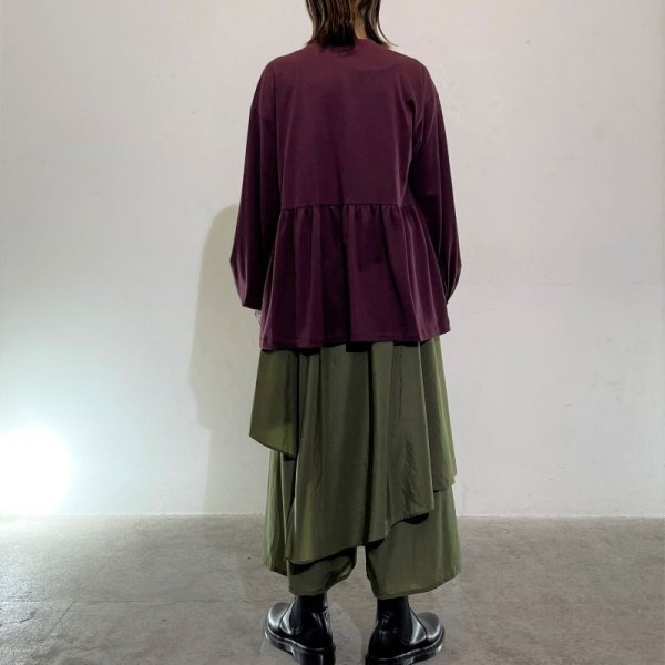 画像3: [cocora]カットソー ２ＷＡＹカーデ (3)