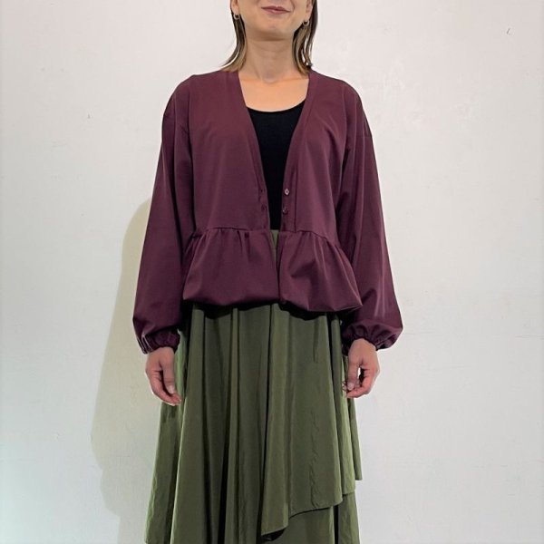 画像4: [cocora]カットソー ２ＷＡＹカーデ (4)