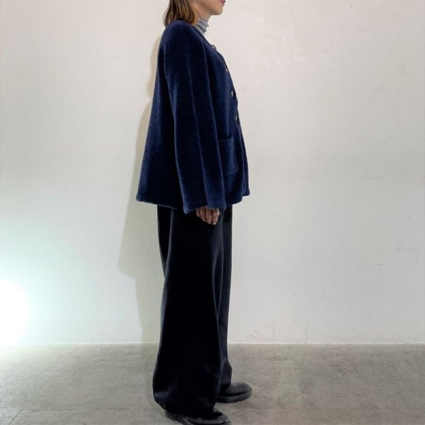 画像3: [cocora]ニット 袖開きニットジャケット (3)