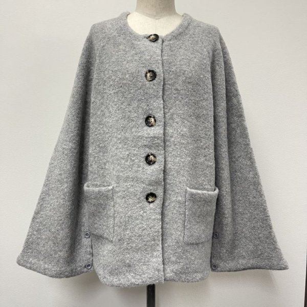 画像8: [cocora]ニット 袖開きニットジャケット (8)