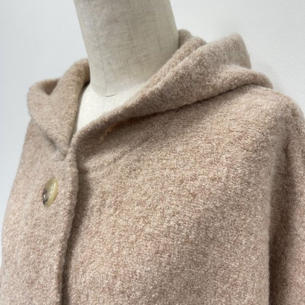 画像7: [cocora]ニット フードニットコート (7)