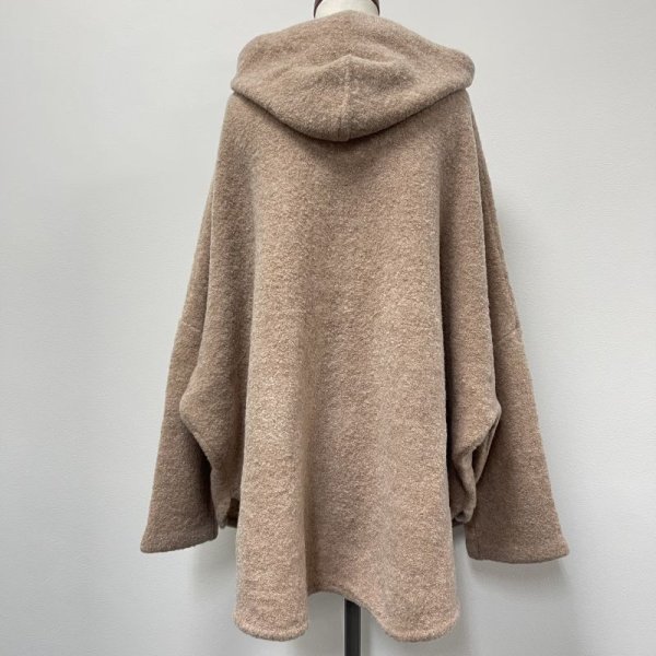 画像8: [cocora]ニット フードニットコート (8)