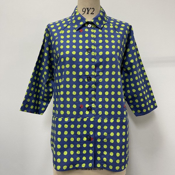画像5: ドットてんとう虫ラグランシャツ (5)