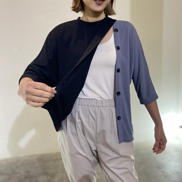 画像5:  吸水速乾 釦あきドルマンTシャツ (5)