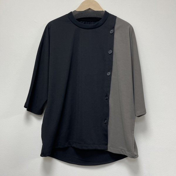 画像9:  吸水速乾 釦あきドルマンTシャツ (9)