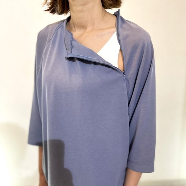 画像3: 吸水、速乾 コンシールファスナーあきラグランTシャツ (3)