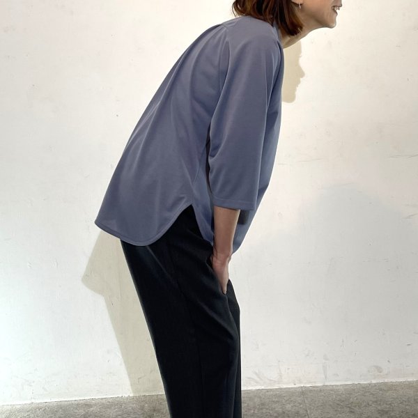 画像7: 吸水、速乾 コンシールファスナーあきラグランTシャツ (7)