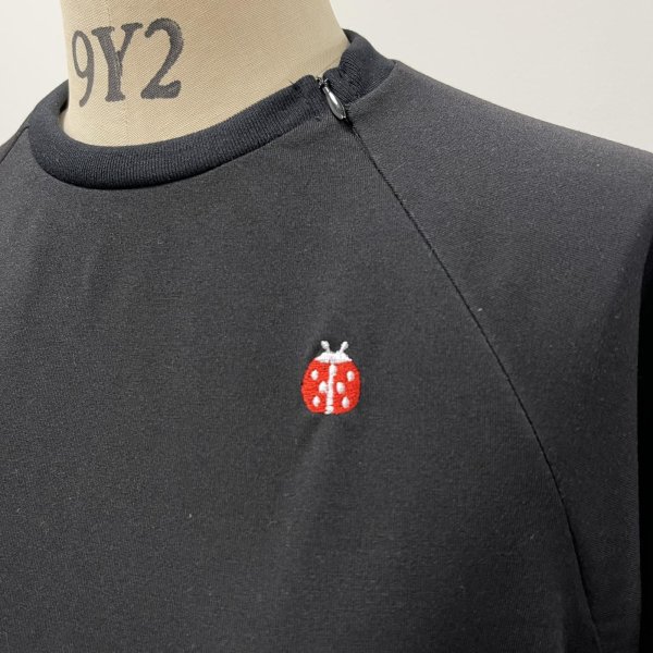 画像11: 吸水、速乾 コンシールファスナーあきラグランTシャツ (11)