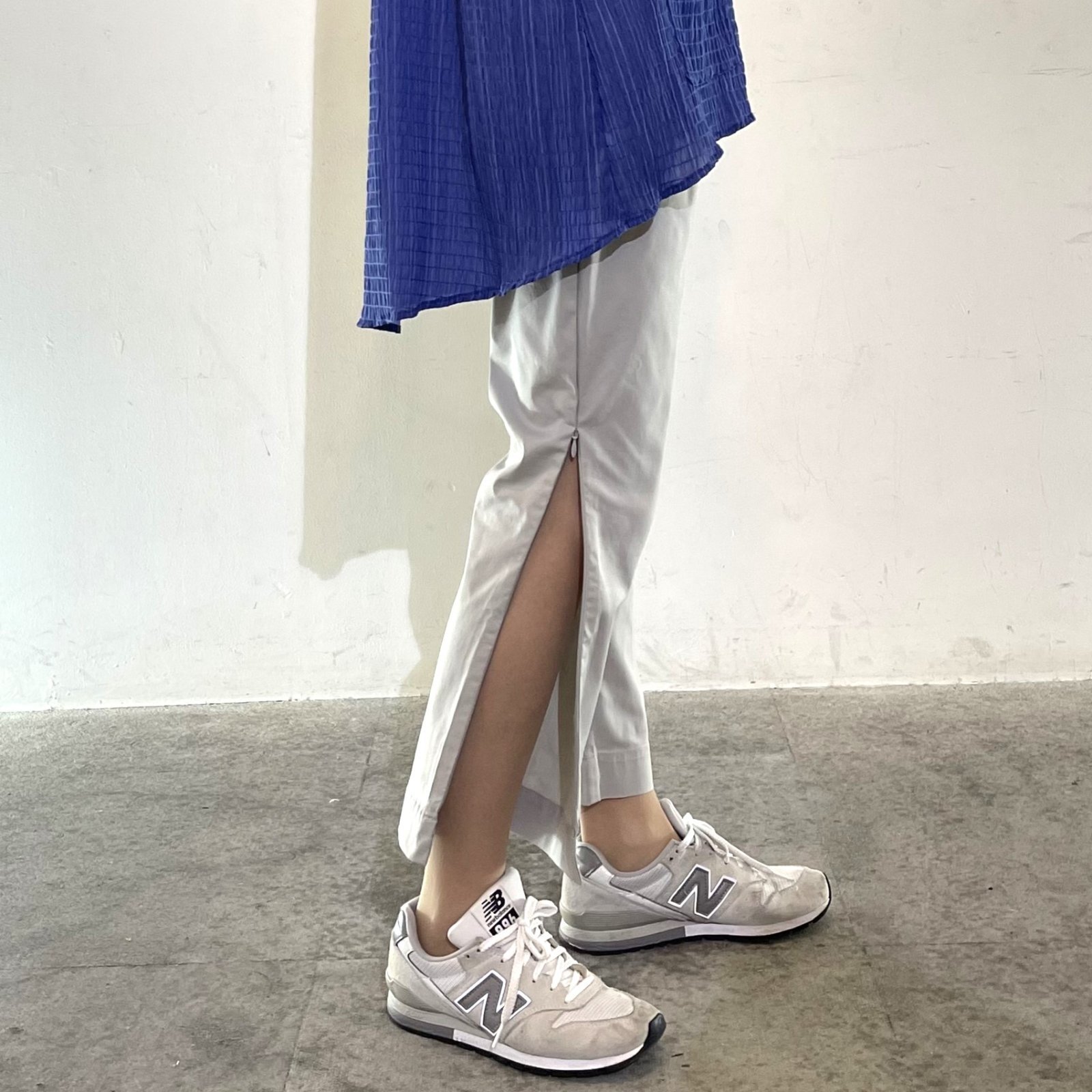 ファスナーあきペグトップパンツ